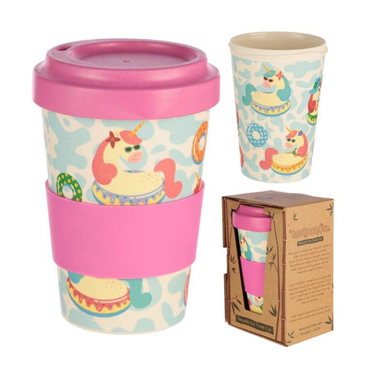 Picture of BAMB27/31-Reusable Eco Travel Mug-Game Over, - UNICORN